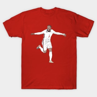 Luke Shaw England Euros Final Goal Celebration T-Shirt